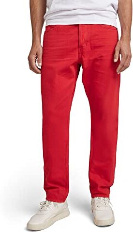 G-STAR RAW Triple A Regular Straight Jeans, Rosso (Acid Red GD ), 38W / 36L Uomo