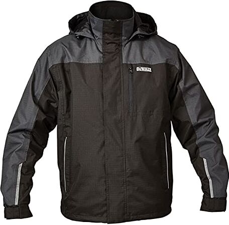 DeWalt DEWSTORMM Tempesta Grigio/Nero Waterproof Jacket M