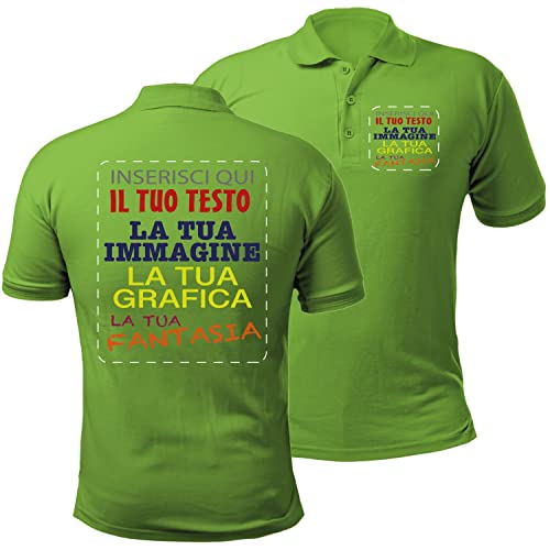 VENEZIANO Gruppo  Polo personalizzata uomodonna polo unisex personalizzabile con stampa , logo , immagini 100% cotone 100% made in Italy.