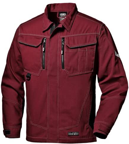 Sir Safety System Giacca Heavy Canvas, Rosso