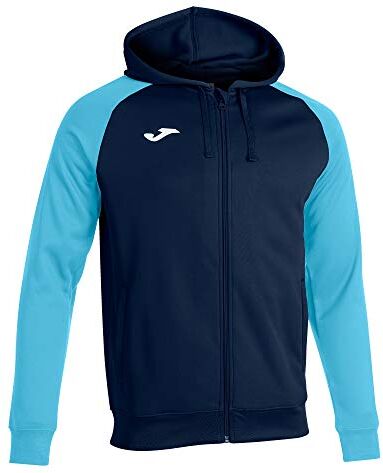 Joma Academy IV Sudadera con capucha, Marino Turquesa Flúor, Regular para Hombre