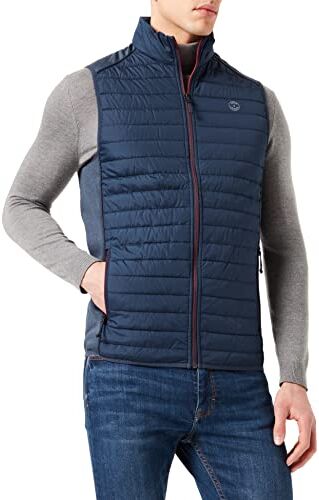 Jack & Jones JJEMULTI Bodywarmer Collare Noos, Navy Blazer, XS Uomini