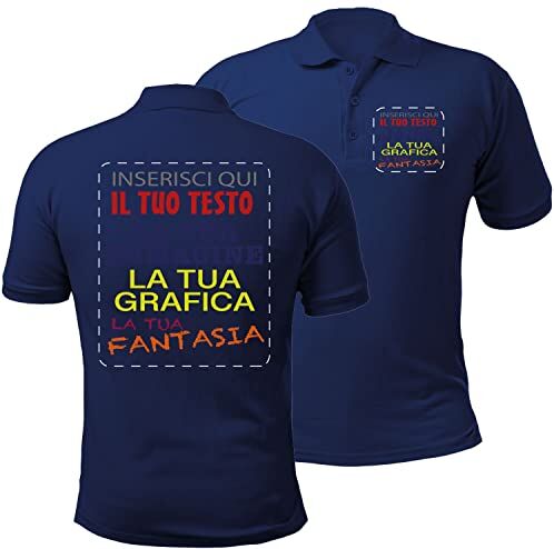 VENEZIANO Gruppo  Polo personalizzata uomodonna polo unisex personalizzabile con stampa , logo , immagini 100% cotone 100% made in Italy.