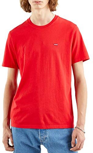 Levis Ss Original Housemark Tee, T-Shirt Uomo, True Red, S