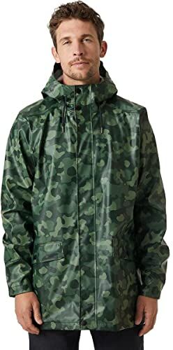 Helly Hansen Moss Rain Coat Spruce Aop Mens L