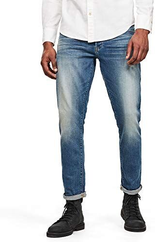 G-STAR RAW Men's 3301 Regular Tapered Jeans, Blu (vintage azure ), 36W / 34L