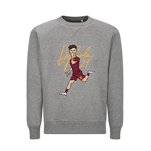 AS Roma Girocollo Grigio Dybala XL, Unisex-Adulto