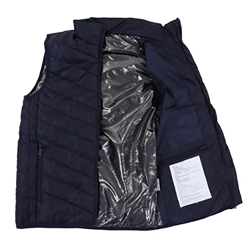 Fafeicy Gilet Riscaldato Leggero da Uomo, Gilet Riscaldante Elettrico Ricaricabile Intelligente, Gilet Riscaldante Elettrico Unisex Impermeabile (L)