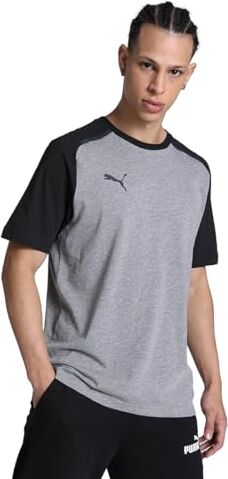 Puma Teamcup Casuals Tee, Maglietta Uomo, Grigio Erica, XXL