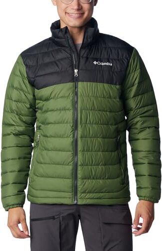 Columbia Powder Lite Jacket, Piumino Uomo, Canteen, Black, L