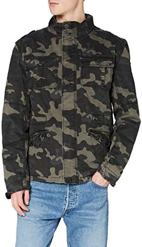 Brandit Britannia Jacket, Giacca Uomo, Multicolore (Darkcamo), S