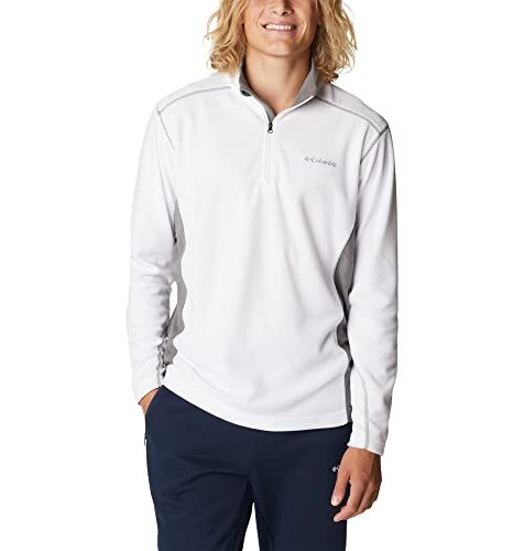 Columbia 194004347466 Felpa in Pile, Bianco, City Grey, XL