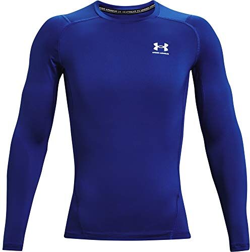 Under Armour Ua Hg Armour Comp Ls Maglietta a maniche lunghe, Royal, 3XL Uomo