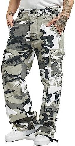 Brandit Pure Vintage Trouser, Pantaloni Uomo, Multicolore (Urban), L