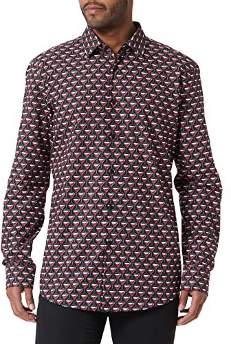 HUGO Kenno, Camicia Uomo, Black430, 40