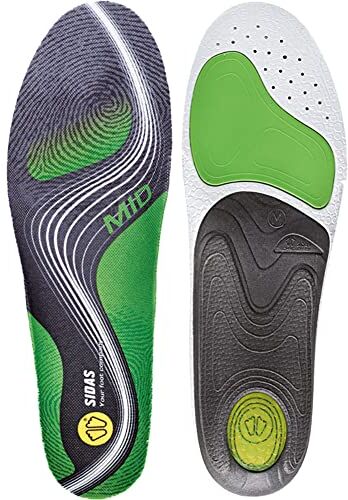 Sidas 3Feet Activ' Mid Solette, Unisex – Adulto, Green/Black, XXL