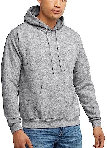 Hanes Sweatshirts   Fleece LIGHT STEEL L