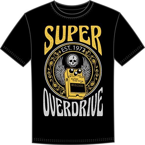 Boss SD-1 Super Overdrive Pedal T-Shirt (),Black, size 2X-Large