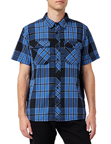 Brandit Bandit Roadstar Quadri B-4003, Camicia da Uomo, Multicolore (Indigo Checked), 5XL