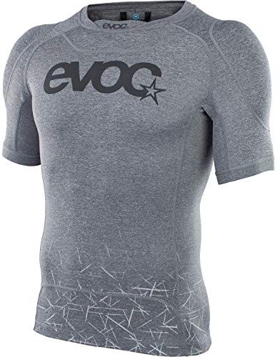 EVOC Maglietta Enduro, Shirt Unisex-Adulto, Carbone Grigio, S