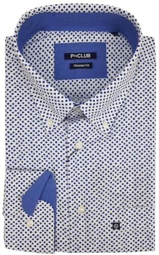 Rionero Camicia da Uomo 100 Cotone Manica Lunga Classica Elegante Taschino XXL XXXL m l (XXXL 936)