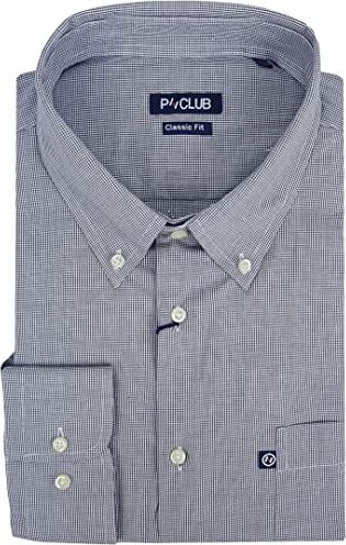 Rionero Camicia da Uomo 100 Cotone Manica Lunga Classica Elegante Taschino XXL XXXL m l (M 938)