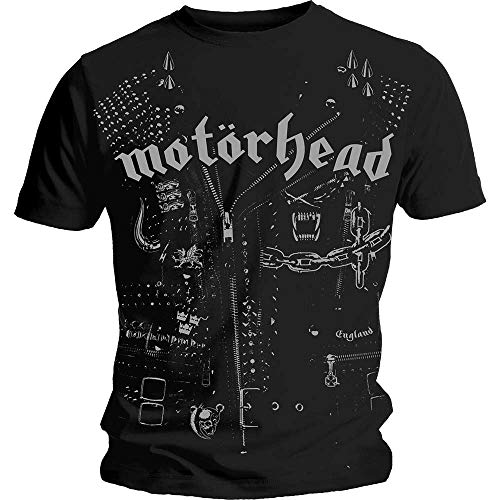 Motorhead T-Shirt # M Black Unisex # Leather Jacket