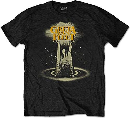 Greta Van Fleet T-Shirt # L Unisex Black # Cinematic Lights