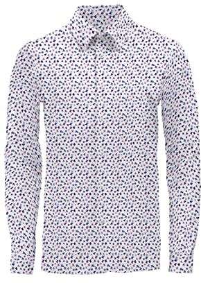 Kiosa by Matteo Bosio Camicia in Cotone Collo Italiana, CRIZIA, 44 Unisex-Adulto