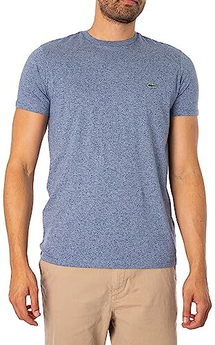 Lacoste , T-shirt Uomo, Bleu Indigo Clair, XS