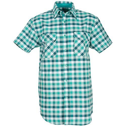 Planam ' Camicia"Country 1/4 Arm, taglia 49/50, 4 X L, verde a quadretti, 487049