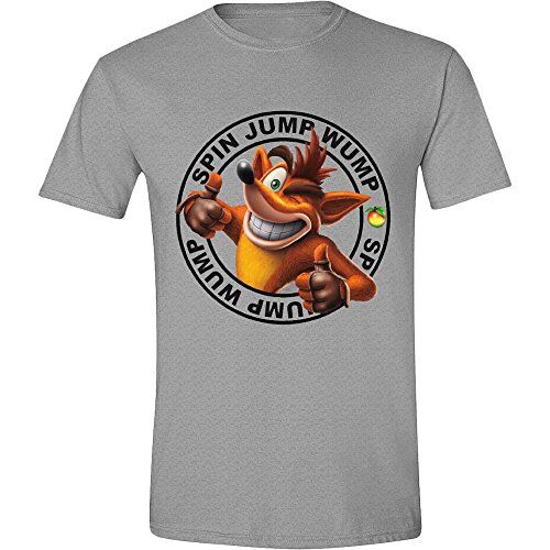 ACTIVISION T-Shirt Crash Spin Jump Wump (Grey) XL