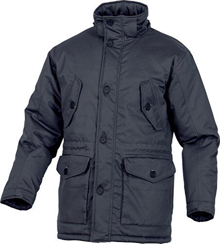 Delta plus  – Parka Hampton poliestere cotone grigio/giallo taglia XL