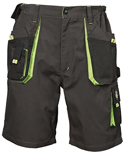 Stenso Emerton Pantaloncini da Lavoro Uomo Pantaloncini Lavoro Uomo Pantaloni Corti da Lavoro Uomo Shorts Uomo Cargo Pantaloni Lavoro Uomo Corti Cargo Uomo Corti Grigio/Verde EU48/32W