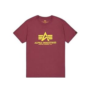 Alpha Basic T-Shirt, T-shirt Uomo, Rosso (Burgundy 184), Large (Taglia Produttore: Large) Alpha Basic T-Shirt, T-shirt Uomo, Rosso (Burgundy 184), Large (Taglia Produttore: Large)