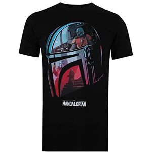 Star Wars Mens Mandalorian Helmet T Shirt, Helmet Black, XXL UK Star Wars Mens Mandalorian Helmet T Shirt, Helmet Black, XXL UK