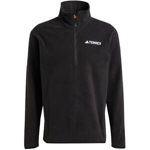 Adidas Homme Terrex Multi Essentials Half Zip Fleece Jacket, Black, 3XL Adidas Homme Terrex Multi Essentials Half Zip Fleece Jacket, Black, 3XL