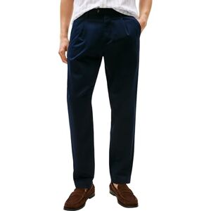 Tommy Hilfiger Uomo Pantaloni Chino Harlem Satin Relaxed Fit, Blu (Desert Sky), 34W/32L Tommy Hilfiger Uomo Pantaloni Chino Harlem Satin Relaxed Fit, Blu (Desert Sky), 34W/32L