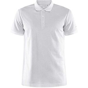 craft Polo da Uomo Core Unify, Bianco, L craft Polo da Uomo Core Unify, Bianco, L