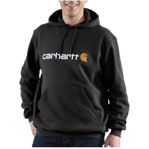 Carhartt , Herren, Weites, mittelschweres Sweatshirt mit Logo-Grafik, Schwarz, XL Carhartt , Herren, Weites, mittelschweres Sweatshirt mit Logo-Grafik, Schwarz, XL