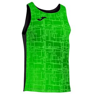 Joma .117.m, Shirt Uomo, Negro-verde Fluor, M