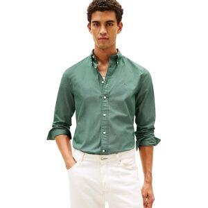 Tommy Hilfiger Uomo Camicia Flex Poplin Micro Regular Fit, Verde (Ornamental Green/Allover), XS Tommy Hilfiger Uomo Camicia Flex Poplin Micro Regular Fit, Verde (Ornamental Green/Allover), XS