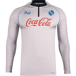 SSC NAPOLI Felpa Allenamento Bianca 2025/2026, Prodotto Ufficiale, Felpa Calcio Adulto, M SSC NAPOLI Felpa Allenamento Bianca 2025/2026, Prodotto Ufficiale, Felpa Calcio Adulto, M