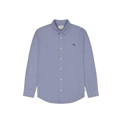 Wrangler LS 1 Pkt Shirt, Oxford Blu, S Wrangler LS 1 Pkt Shirt, Oxford Blu, S