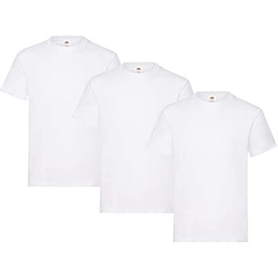 Fruit of the Loom Men's Heavy T-Shirt Pack of 3 Fruit of the Loom Men's Heavy T-Shirt Pack of 3