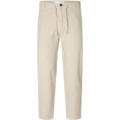Pantaloni chino in lino slim fit - Pantaloni Pantaloni chino in lino slim fit - Pantaloni