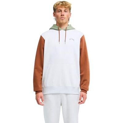 Billabong Felpa con Cappuccio Arch Block PO Uomo Grigio Billabong Felpa con Cappuccio Arch Block PO Uomo Grigio