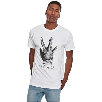 Herren Westside Connection 2.0 Tee T-Shirt, Weiß (White 00220), Small (Herstellergröße:Small) Herren Westside Connection 2.0 Tee T-Shirt, Weiß (White 00220), Small (Herstellergröße:Small)