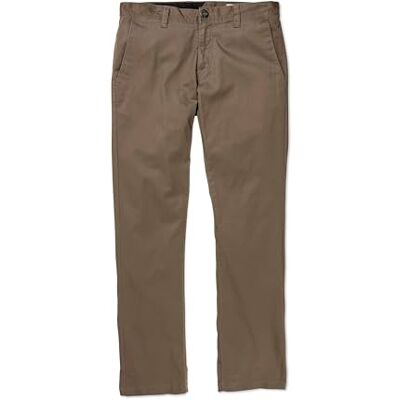 Volcom Frickin Modern Fit Stretch Chino Pant Pantaloni, Fungo 1, 32W x 30L Uomo Volcom Frickin Modern Fit Stretch Chino Pant Pantaloni, Fungo 1, 32W x 30L Uomo