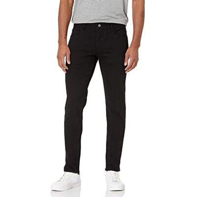 Armani 5 Pocket Stretch Twill Skinny Denim Jeans, Nero, 40 Uomo Armani 5 Pocket Stretch Twill Skinny Denim Jeans, Nero, 40 Uomo